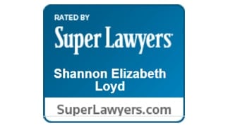 Shannon Loyd Super Lawyers badge