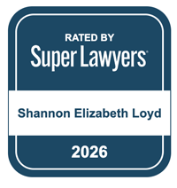 Rated By Super Lawyers, Shannon Elizabeth Loyd, 2026